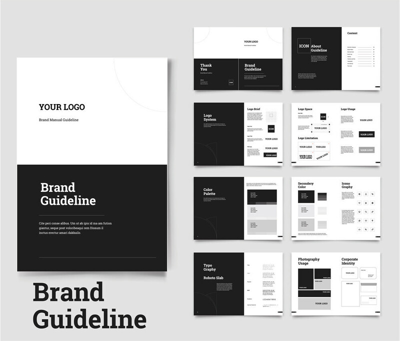yếu tố trong brand guideline
